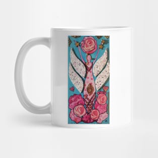 Rose Goddess Angel by Harriette Knight Mug